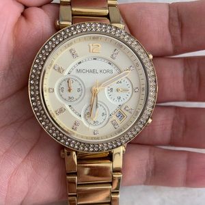 Gold Tone Watch - Michael Kors